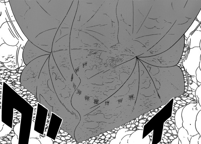 Obito destroys barriar