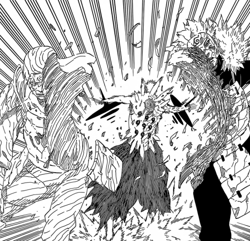 Obito destroys Tobirama and Hashirama