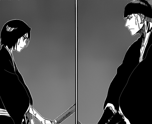 Rukia and Renji against each other