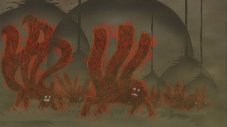 All Jinchuuriki's transform into red form