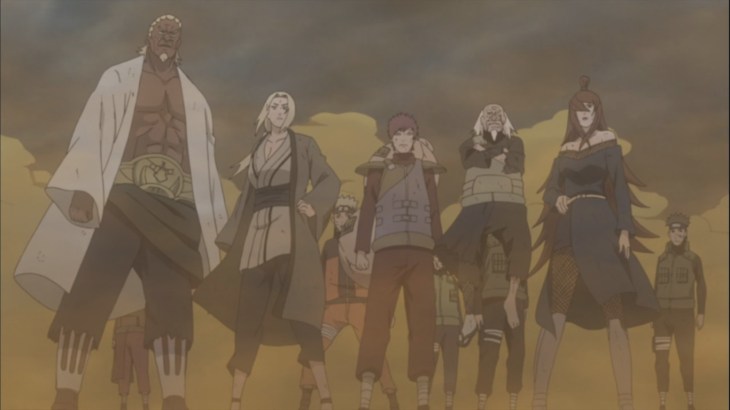 Five Kage's Assembled