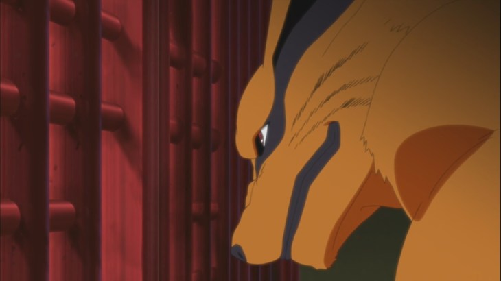 Kurama is impressed by Naruto's actions