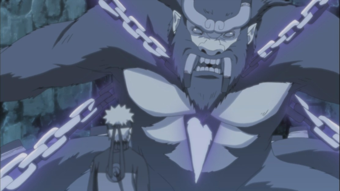 Naruto talks to Son Goku