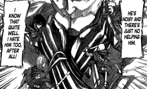 Reiner stops Eren's escape