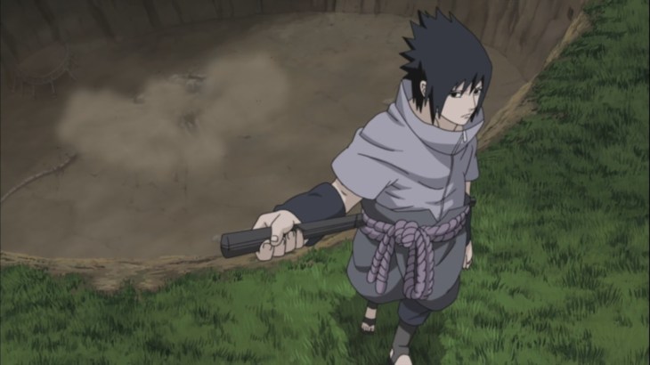Sasuke escapes from Zetsu