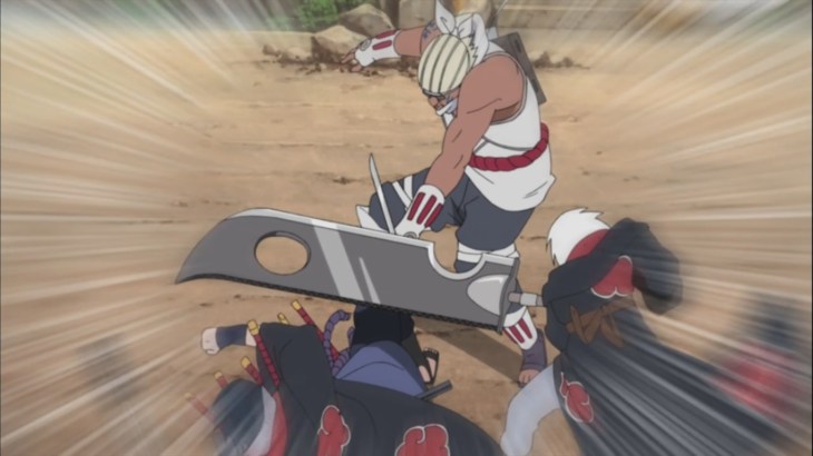 Bee nearly kills Sasuke