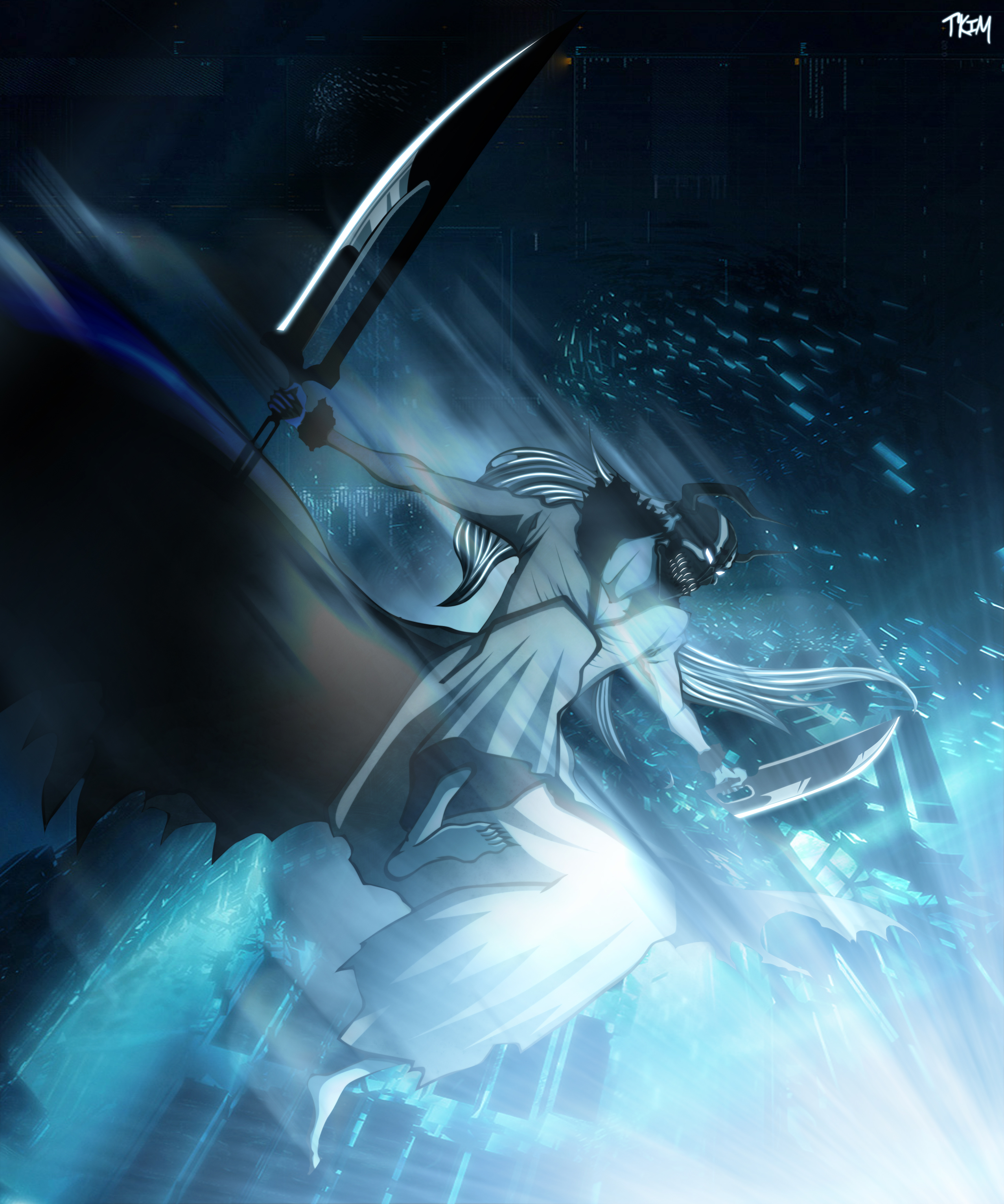 Hollow With A Blade – Hollow Ichigo Kurosaki | Daily Anime Art, image size:2553x3063