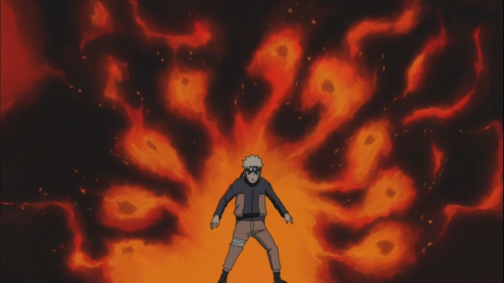 Naruto's powers have evolved