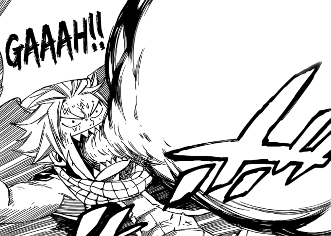 Natsu's fire from mouth