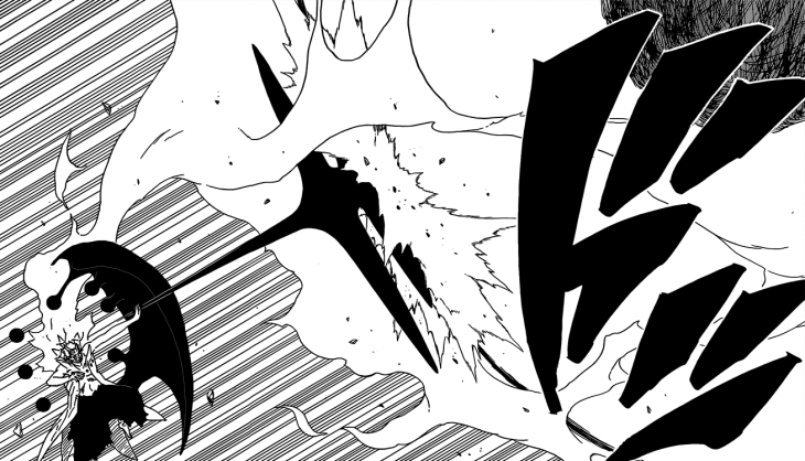 Obito blocks Senjutsu Rasengan