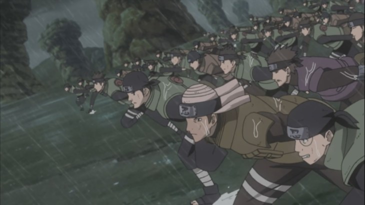 Shinobi's go to the main battlefield