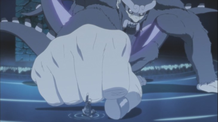 Son Goku gives Naruto something