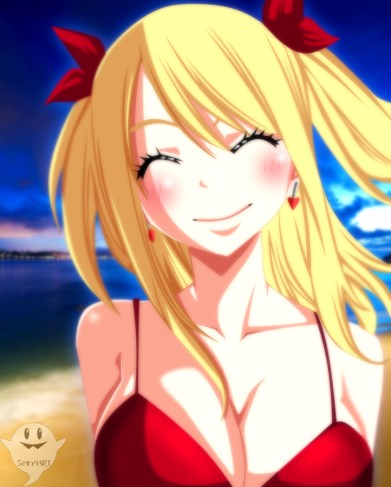 fairy_tail_354___lucy_smile___by_seireiart-d6pagh1