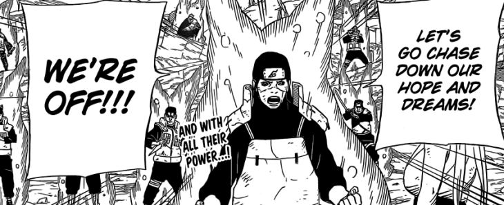 Hashirama wants to show them what they've got