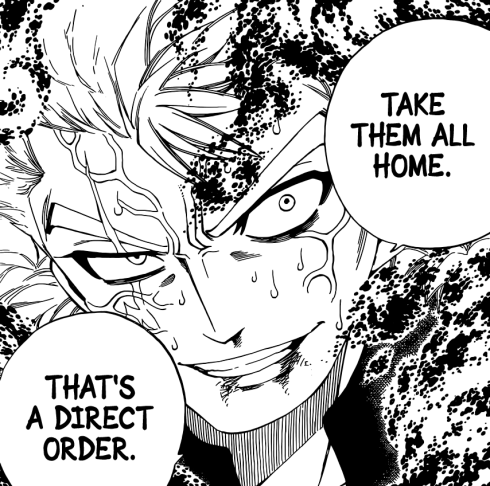 Laxus gives orders