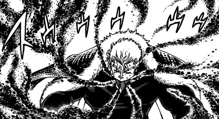 Laxus sucks in poison