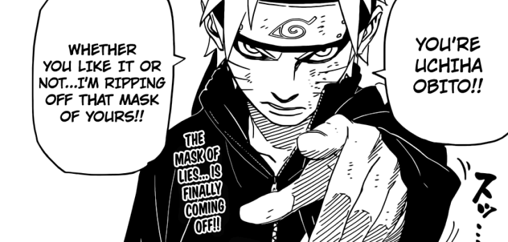 Naruto wants to remove Obito's mask of lies