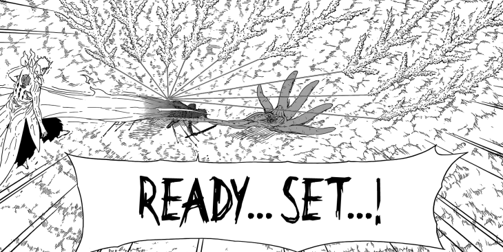 Shinobi's begin to pull out Obito's chakra all at once