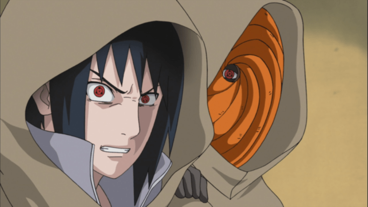 Tobi stops Sasuke