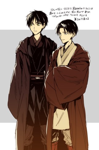 Attack on Jedi Levi Eren 4