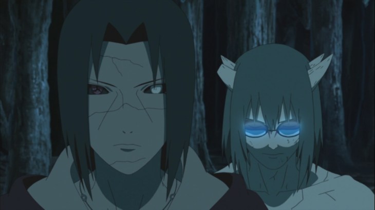 Itachi has Kabuto in Izanami