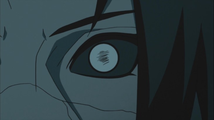Itachi's Izanami Eye activated