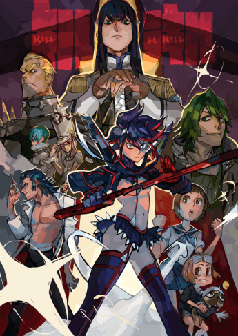 Kill La Kill anime poster by chisuukei