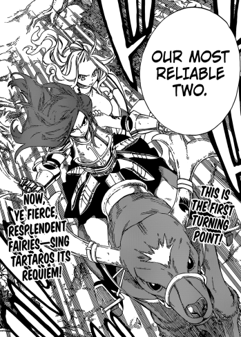 Erza and Mirajane go council member