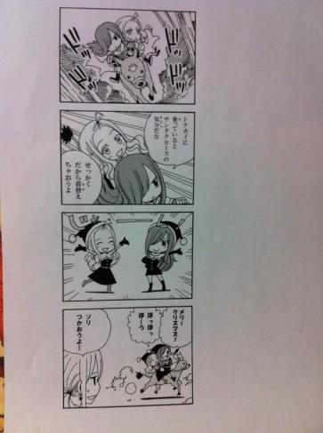 Erza and Mirajane ride a Reindear