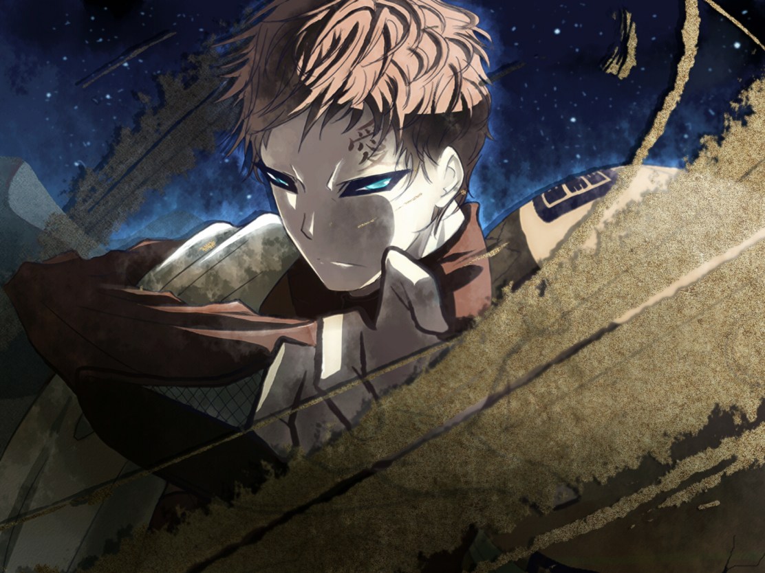 Gaara Naruto Desert Burial by Keilis