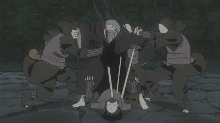 Mist Ninja kill their own from Obito's technique