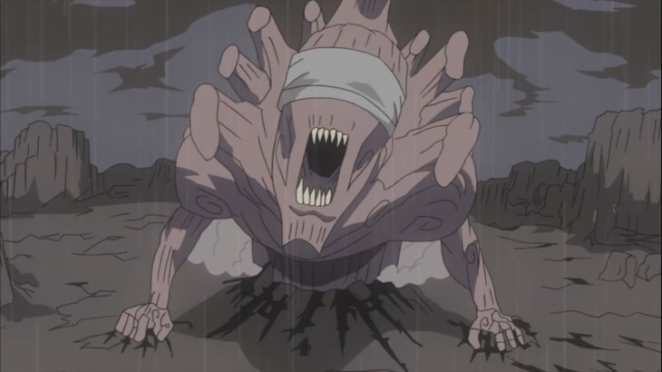 Nagato summons Gedo Statue