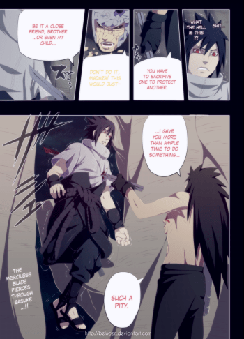 Naruto 661 Death of Sasuke by Belucen