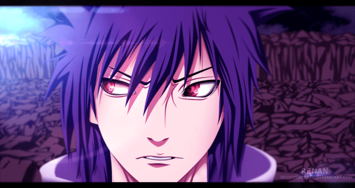Naruto 661 Sasuke Uchiha looks Izuna Uchiha