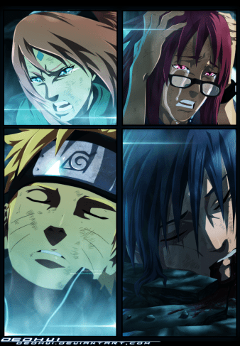 Naruto 662 Naruto and Sasuke to die coloured by deohvi
