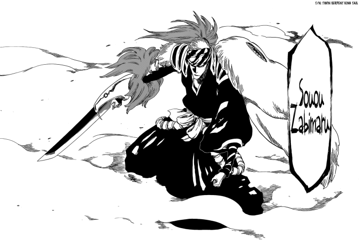 Renji's Souou Zabimaru Bankai Twin Serpent King Tail