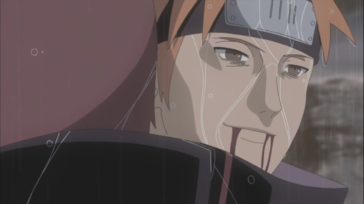 Yahiko tells Nagato to protect Konan