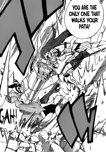 Erza strikes Kyouka