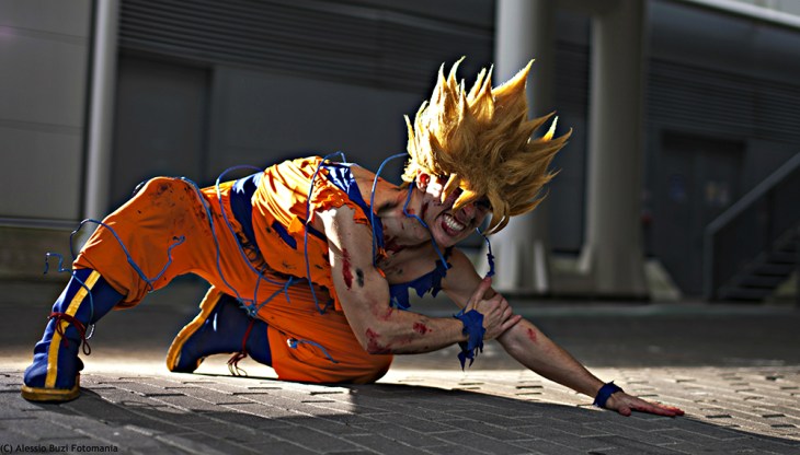Goku Cosplay Never Surrender by Alexcloudsquall