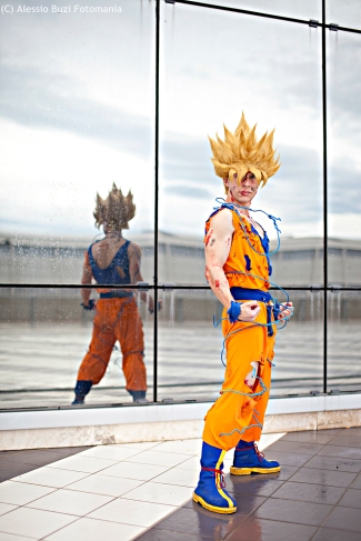Goku Cosplay SSJ Are You Ready by Alexcloudsquall