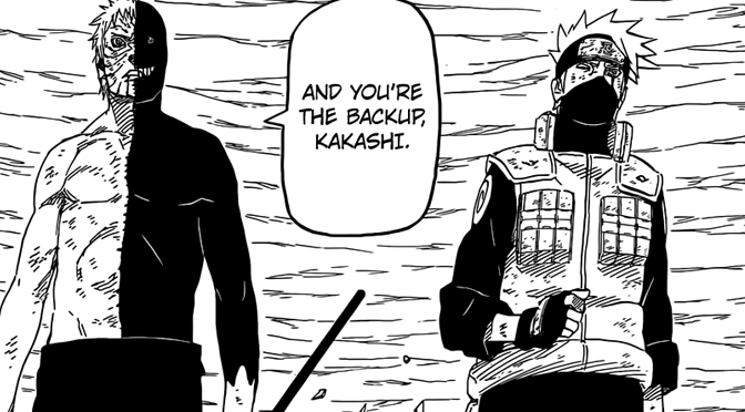 Kakashi and Obito work together