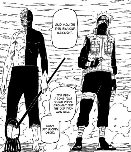 Obito and Kakashi Work Together