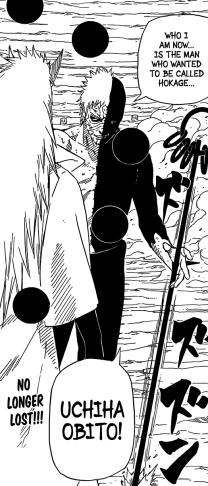 Obito begins to take Madara's Powers