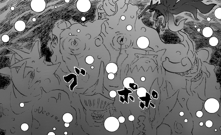 Obito tries to take Madara's Tailed Beasts