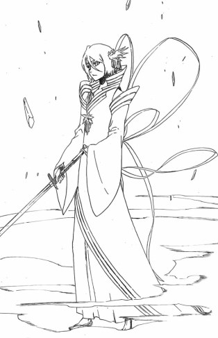 Rukia's White Mist Sentence Bankai Look
