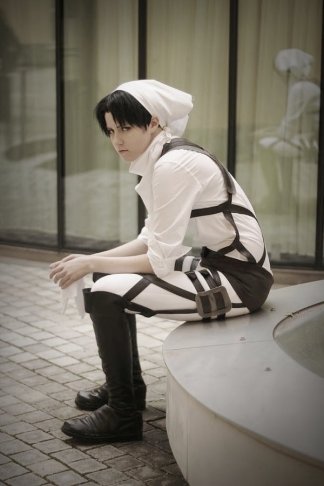 Taking a Break Levi Cosplay by buww