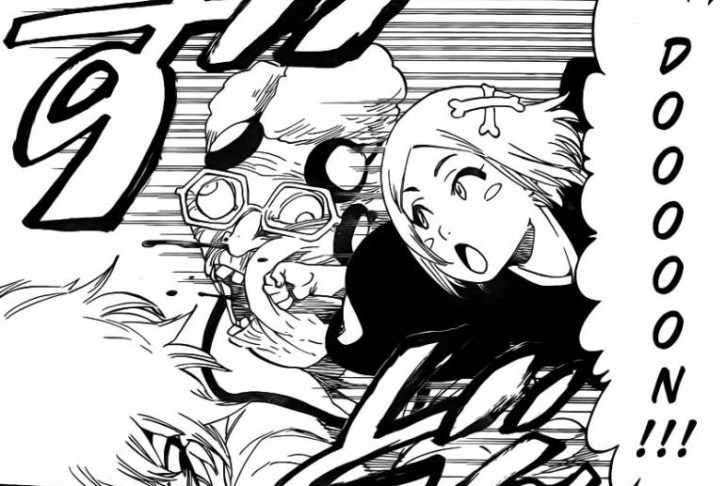 Yachiru punches Guenael