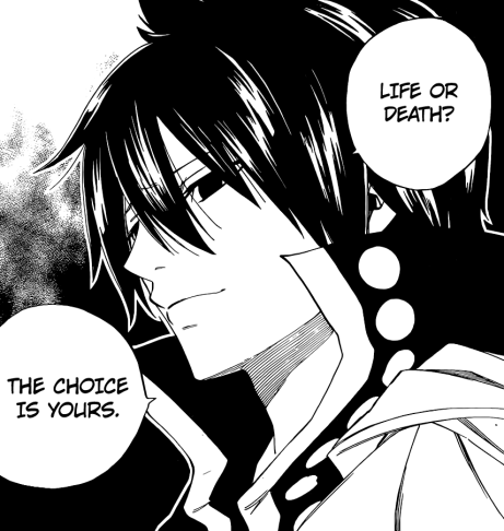 Zeref Natsu must choose Life or Death