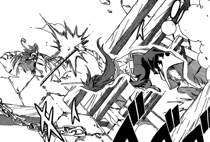 Erza and Kyouka keep fighting