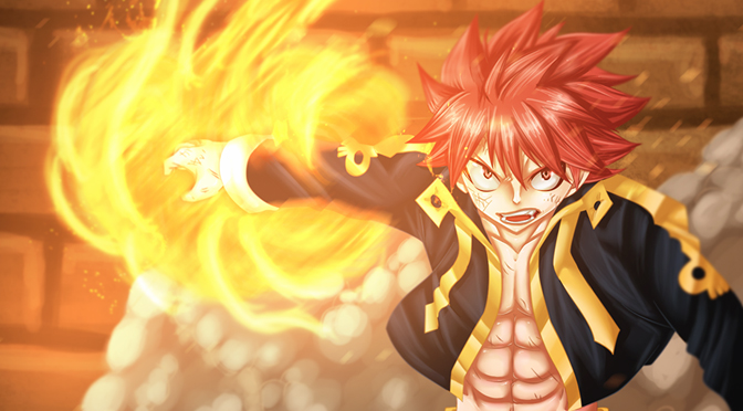 Fairy Tail 374 Natsu Arrives by Designerrenan Header
